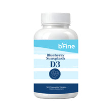 Load image into Gallery viewer, Blueberry Sunsplash D3 – 30 Chewable Tablets