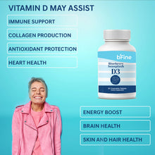 Load image into Gallery viewer, Blueberry Sunsplash D3 – 30 Chewable Tablets